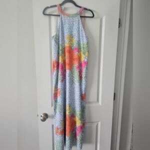 THML Multicolor Floral Maxi Summer Vacation  Dress